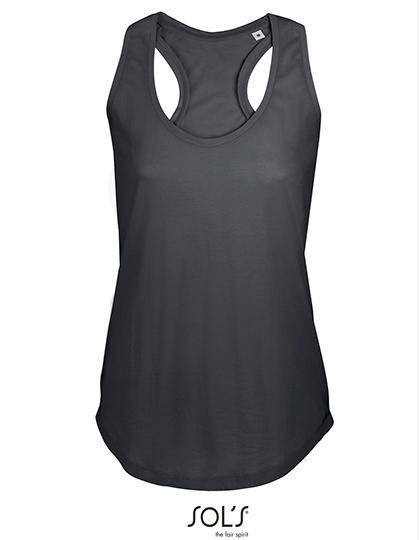 Epic Label T-shirts Lot de 3 T shirts Vierge SOL´S 00579 Women T-Back Tank Top Moka