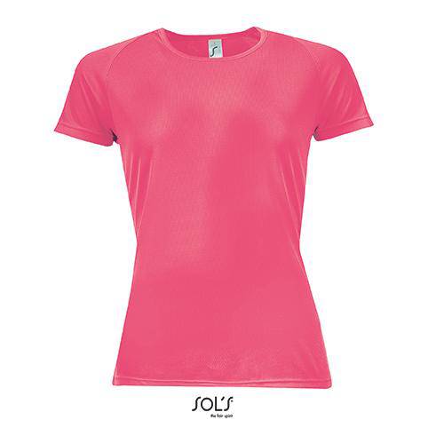 Epic Label T-shirts Lot de 3 T shirts Vierge SOL´S 01159 Women`s Raglan Sleeves T Sporty
