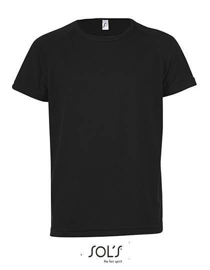 Epic Label T-shirts Lot de 3 T shirts Vierge SOL´S 01166 Kids` Raglan Sleeved T-Shirt Sporty