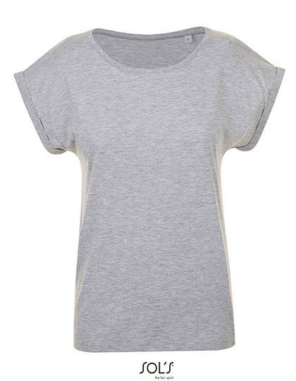 Epic Label T-shirts Lot de 3 T shirts Vierge SOL´S 01406 Women`s Round Neck T-Shirt Melba