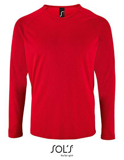Epic Label T-shirts Lot de 3 T shirts Vierge SOL´S 02071 Men`s Long-Sleeve Sports T-Shirt Sporty