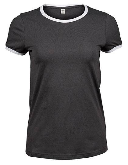 Epic Label T-shirts Lot de 3 T shirts Vierge Tee Jays 5071 Womens Ringer Tee