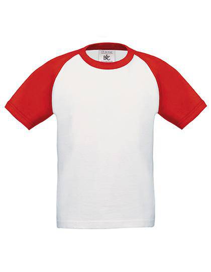 Epic Label T-shirts Lot de 5 B&C TK350 T-Shirt Base-Ball / Kids Pour Enfant