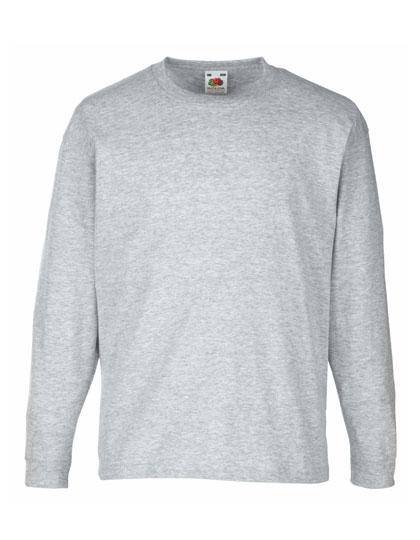 Epic Label T-shirts Lot de 5 Fruit of the Loom 61-007-0 Kids Valueweight Long Sleeve T Pour Enfant
