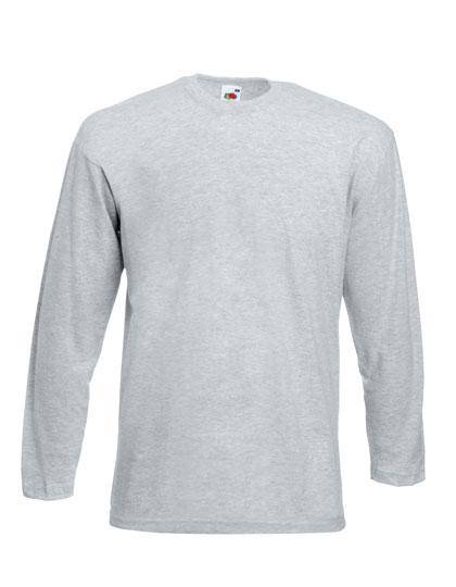 Epic Label T-shirts Lot de 5 Fruit of the Loom 61-038-0 Valueweight Long Sleeve T Pour Homme