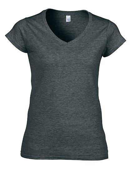 Epic Label T-shirts Lot de 5 Gildan 64V00L Softstyle Ladies` V-Neck T-Shirt Pour Femme