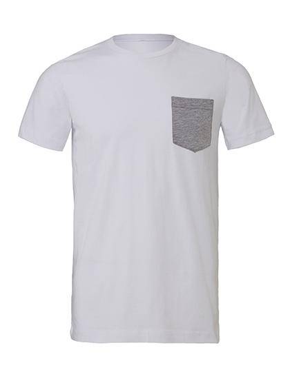 Epic Label T-shirts Lot de 5 T shirts Vierge Canvas 3021 Men`s Jersey Short Sleeve Pocket Tee