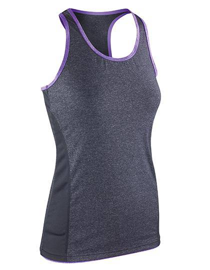 Epic Label T-shirts Lot de 5 T shirts Vierge Spiro S272F Women`s Stringer Back Marl Top