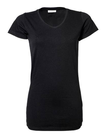 Epic Label T-shirts Lot de 5 T shirts Vierge Tee Jays 455 Womens Fashion Stretch Tee Extra Lenght