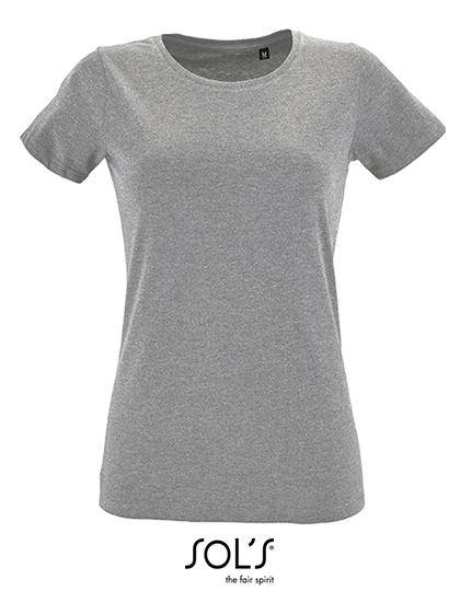 Epic Label T-shirts Sol´S 02758 T-Shirt Femme Col Rond Ajusté