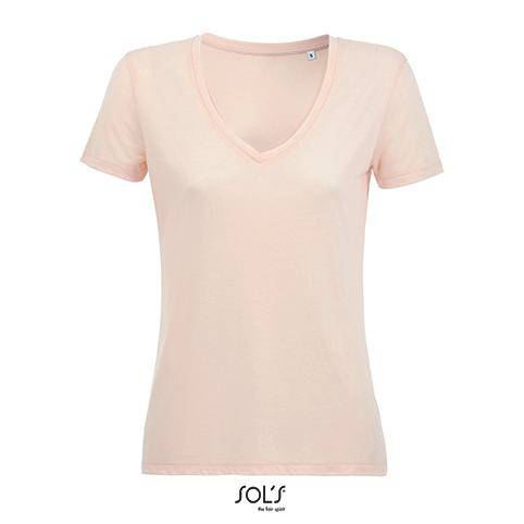 Epic Label T-shirts Sol´S 03098 T-Shirt Femme Fluide Col V