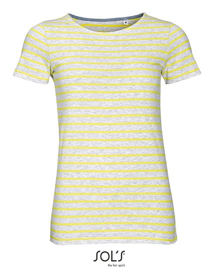 Epic Label T-shirts Sol´S L01399 T-Shirt Rayé À Col Rond Pour Femme Miles