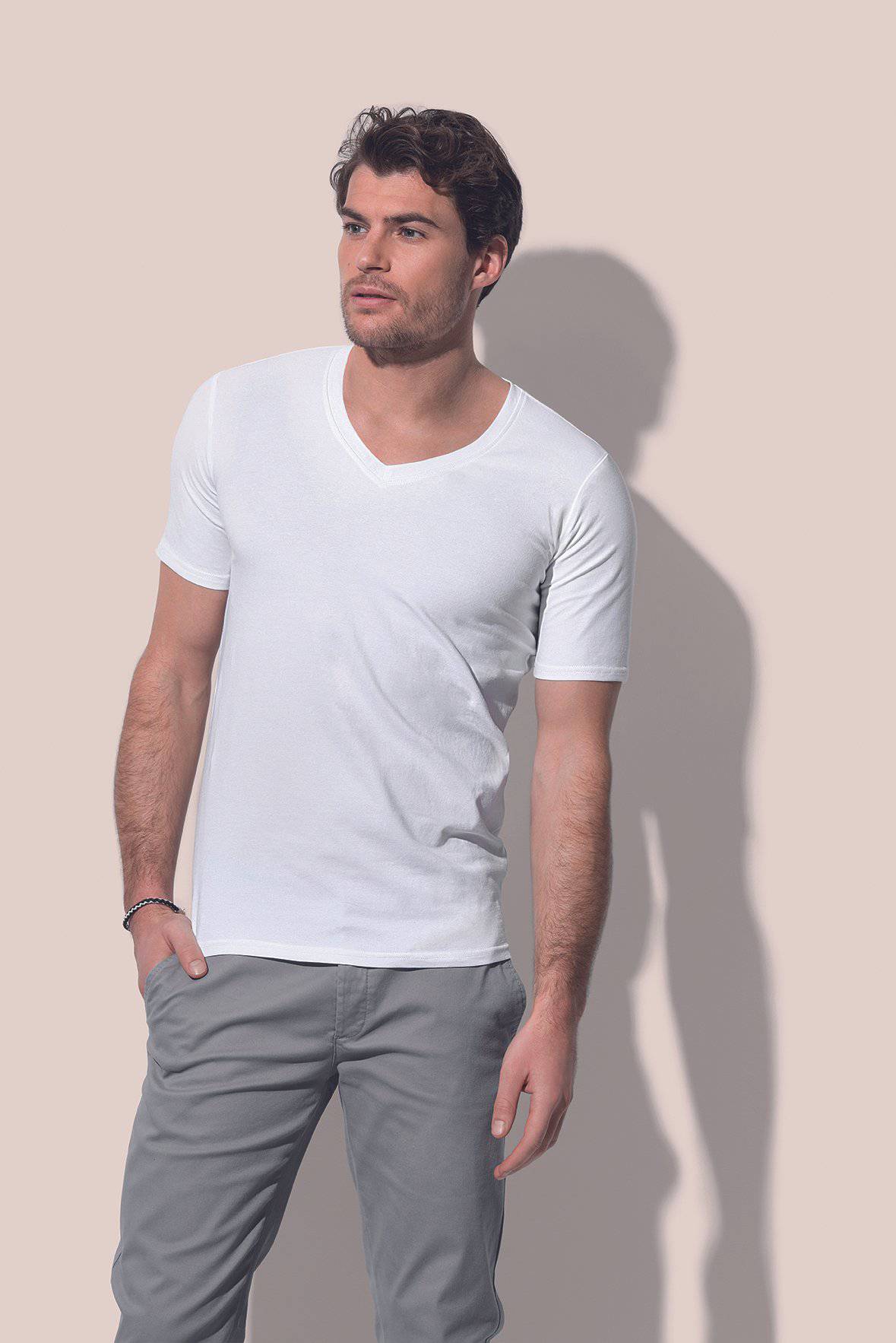 Epic Label T-shirts Stedman St9690 Dean Deep V-Neck