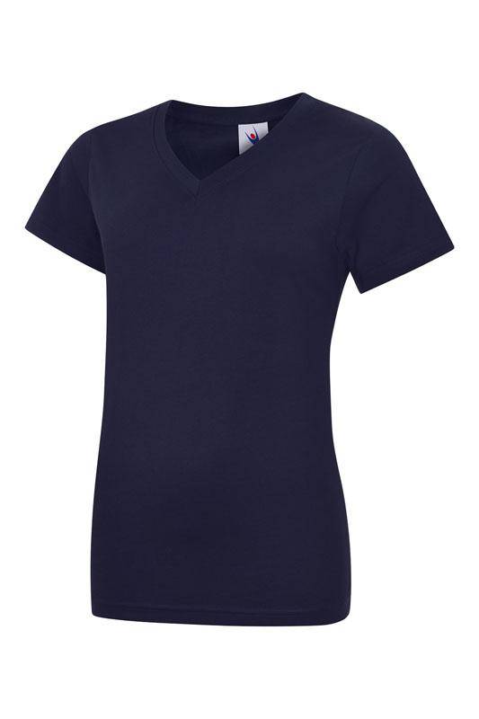 Epic Label T-shirts Uneek Clothing UC319 Ladies Classic V Neck T Shirt Mixte