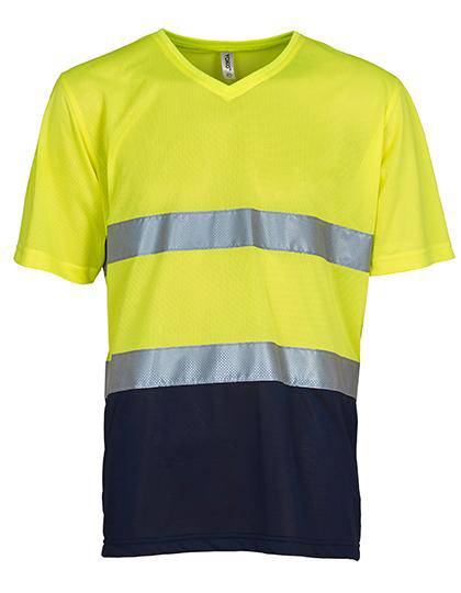 Epic Label T-shirts Yoko Hvj910 Hi Vis Top Cool Super Light Col V T-Shirt