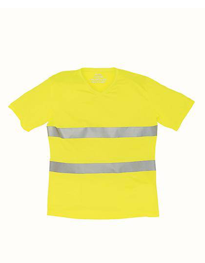 Epic Label T-shirts Yoko Hvj910 Hi Vis Top Cool Super Light Col V T-Shirt