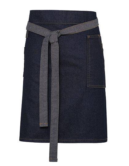 Epic Label Tabliers Pack Lot de 3 Premier Workwear PR135 Division Waxed Look Denim Waist Tablier