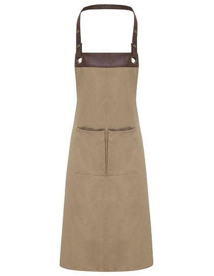 Epic Label Tabliers Pack Lot de 5 Premier Workwear PR123 Espresso Tablier à bavette