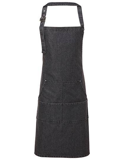 Epic Label Tabliers Pack Lot de 5 Premier Workwear PR126 Jeans Stitch Denim Tablier à bavette
