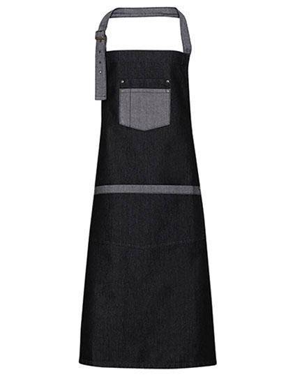 Epic Label Tabliers Pack Lot de 5 Premier Workwear PR127 Domain Contrast Denim Tablier à bavette