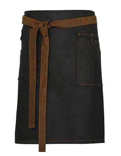 Epic Label Tabliers Pack Lot de 5 Premier Workwear PR135 Division Waxed Look Denim Waist Tablier