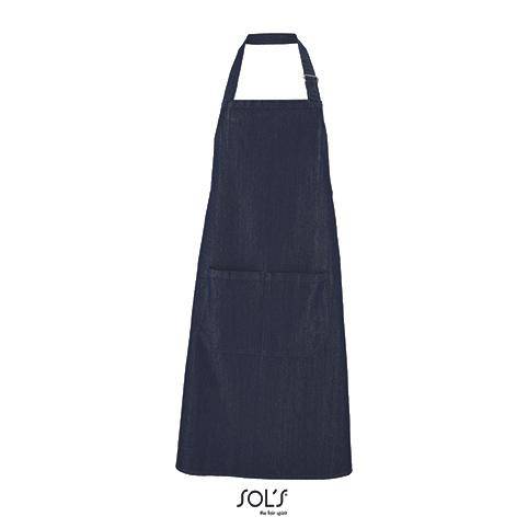 Epic Label Tabliers Pack Lot de 5 SOL´S 02104 Denim Tablier à bavette "Grant" Avec Poche