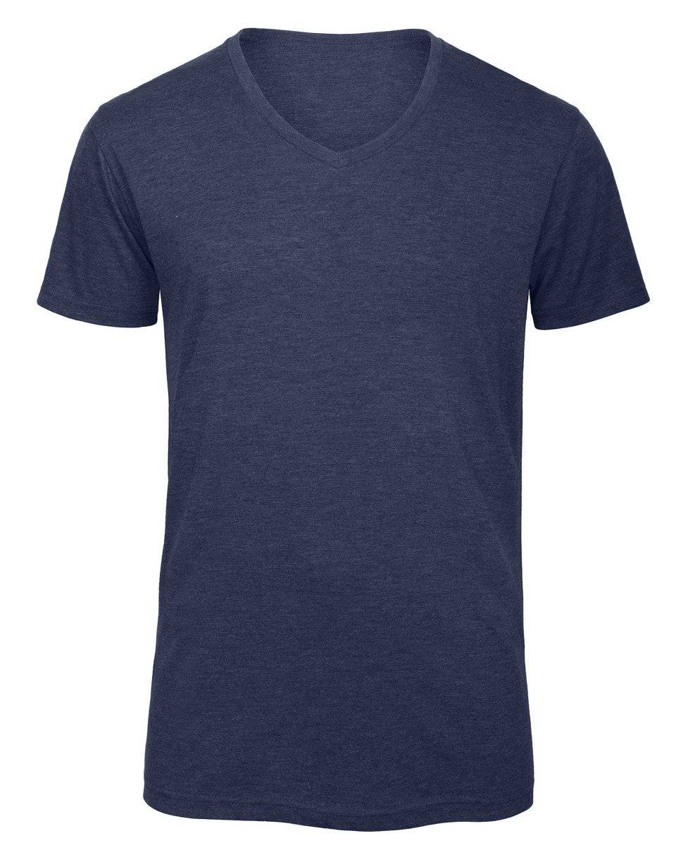 Epic Label Tshirt B&C Homme Inspire Triblend Vee T-Shirt