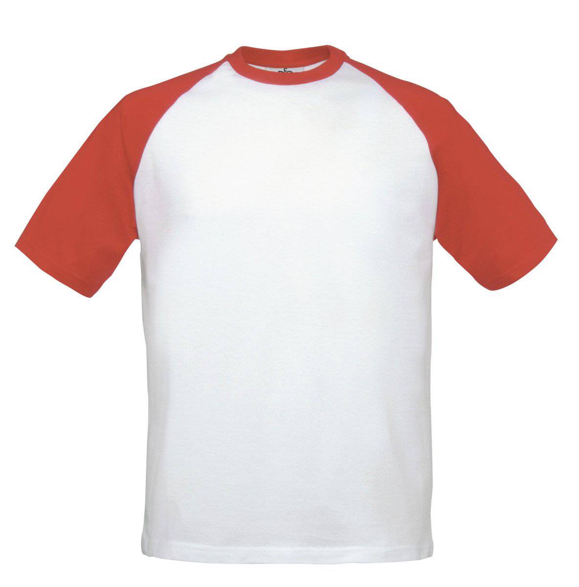 Epic Label Tshirt B&C Homme Manches Courtesleeve Baseball T-Shirt