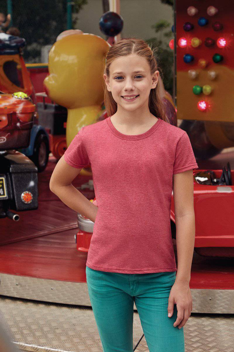 Epic Label Tshirt Fruit Of The Loom 610050 Filles Poids Valeur T
