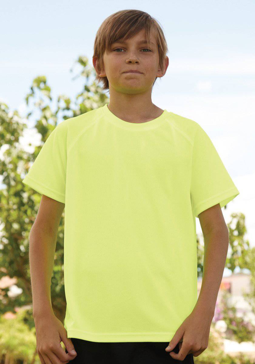 Epic Label Tshirt Fruit Of The Loom 610130 T-Shirt Performance Enfant
