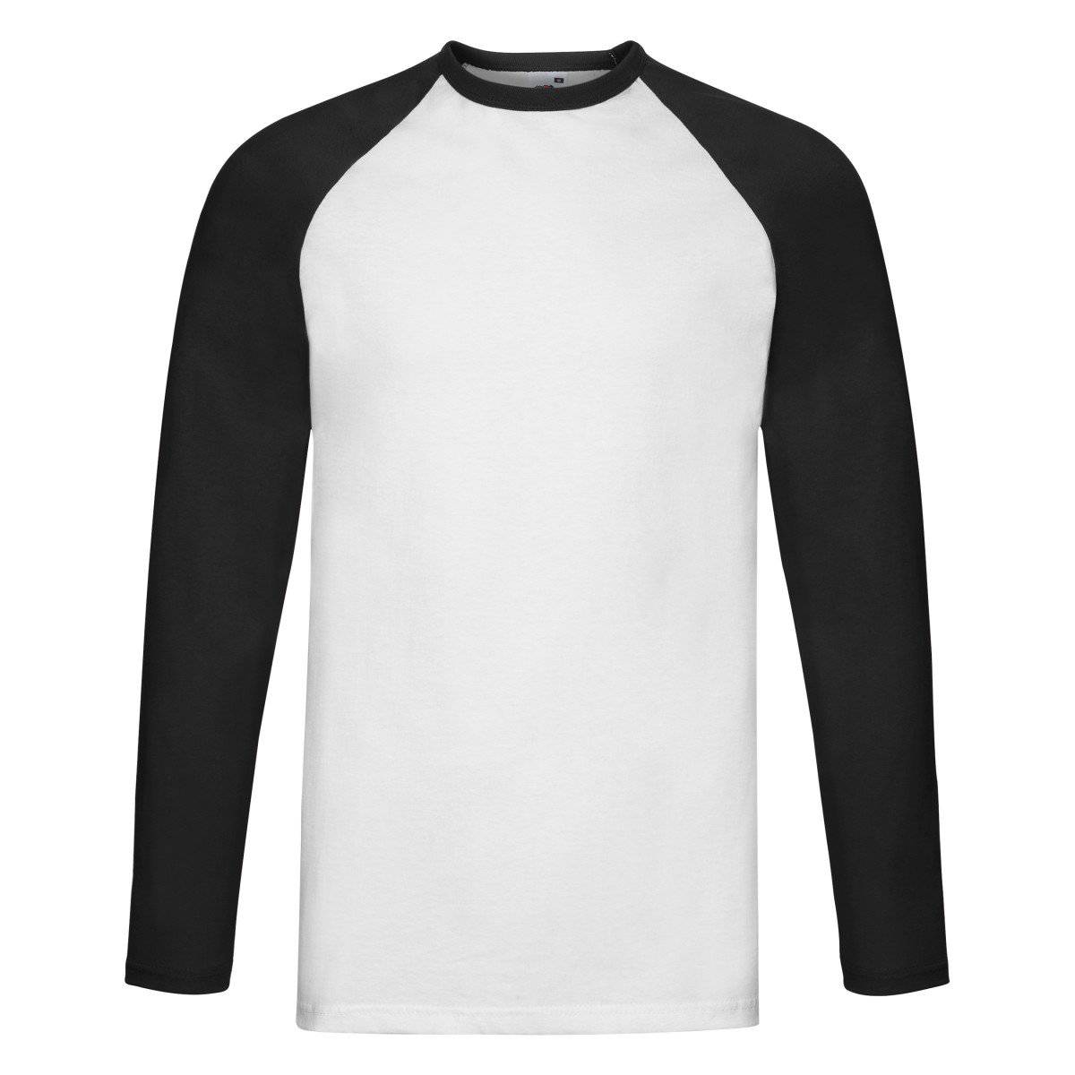 Epic Label Tshirt Fruit Of The Loom 610280 T-Shirt De Baseball À Manches Longues Valueweight Pour Homme