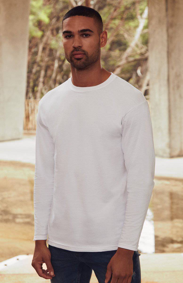 Epic Label Tshirt Fruit Of The Loom 610420 T-Shirt À Manches Longues Super Premium Pour Homme