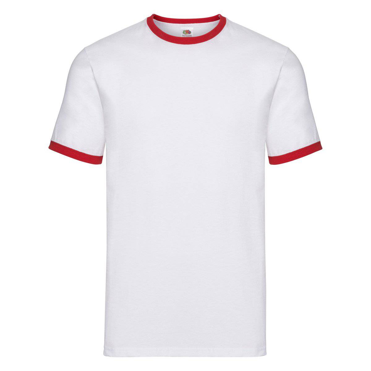 Epic Label Tshirt Fruit Of The Loom 611680 Valueweight Ringer T Pour Homme