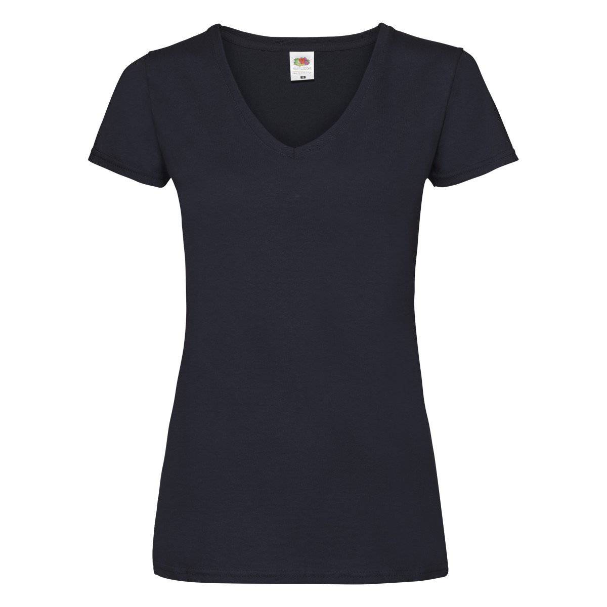 Epic Label Tshirt Fruit Of The Loom 613980 T-Shirt Valueweight À Col En V Pour Femme