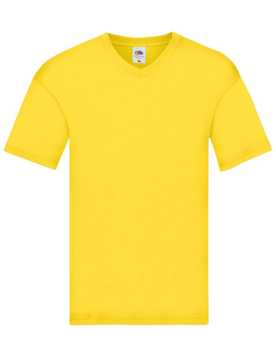 Epic Label Tshirt Fruit Of The Loom 614260 T-Col En V Original Pour Homme