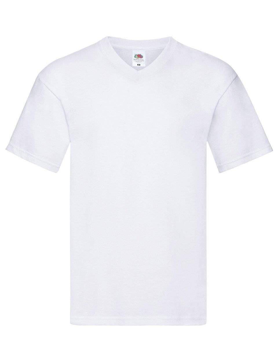 Epic Label Tshirt Fruit Of The Loom 614260 T-Col En V Original Pour Homme