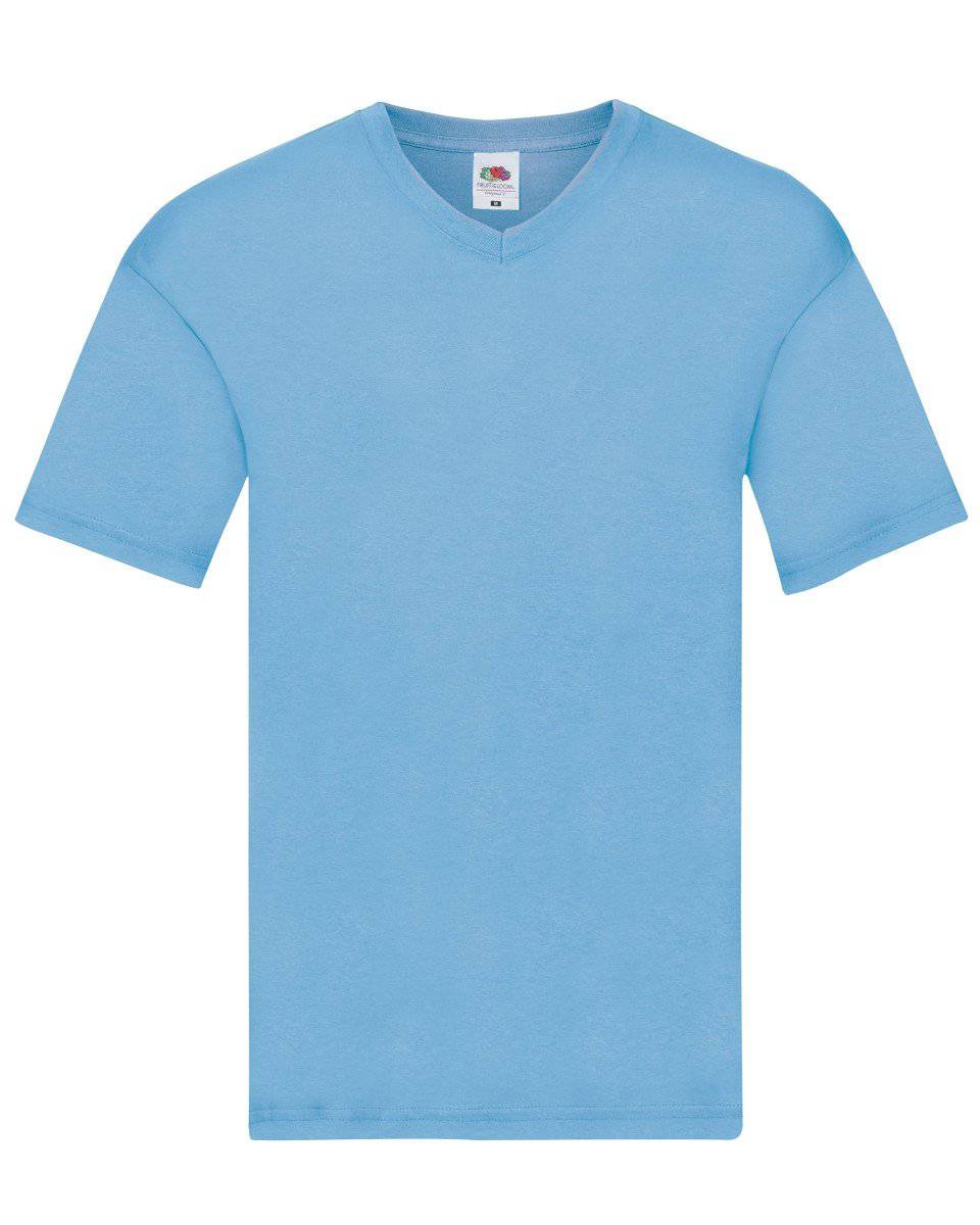 Epic Label Tshirt Fruit Of The Loom 614260 T-Col En V Original Pour Homme