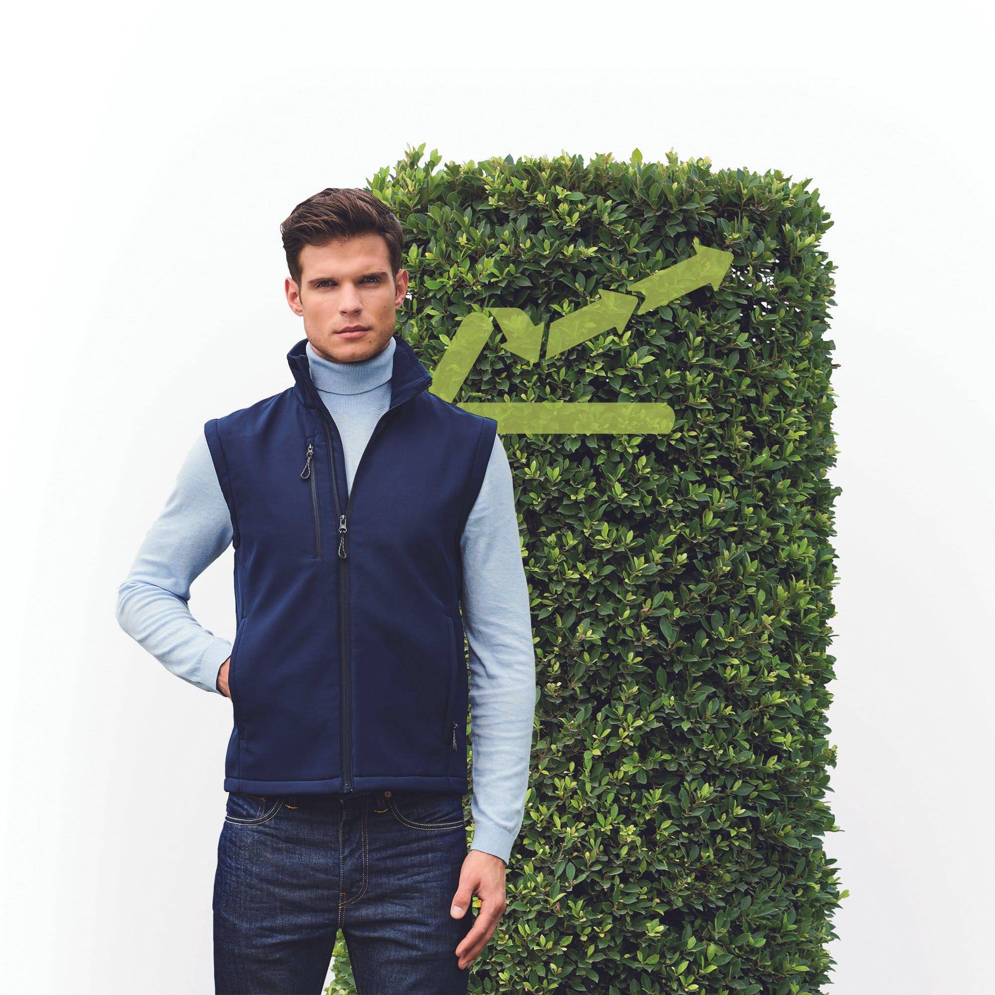 Epic Label Vestes & Bodywarmer Regatta Honestly Made Tra858 Honestly Made Recycled Softshell Bodywarmer