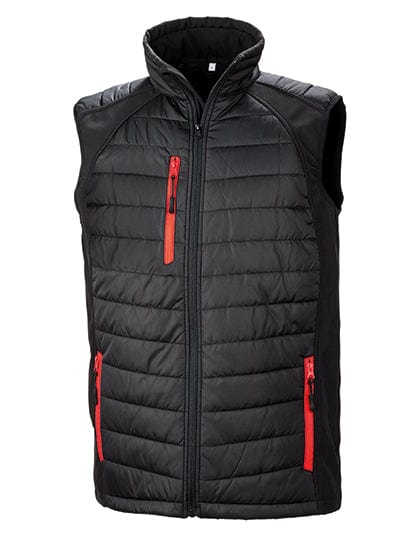 Epic Label Vestes & Bodywarmer Result Genuine Recycled Rt238 Gilet Softshell Black Compass