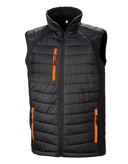 Epic Label Vestes & Bodywarmer Result Genuine Recycled Rt238 Gilet Softshell Black Compass