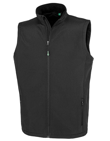 Epic Label Vestes & Bodywarmer Result Genuine Recycled Rt902 Softshell Gilet Imprimable Et Récyclé À 2 Couches Pour Homme