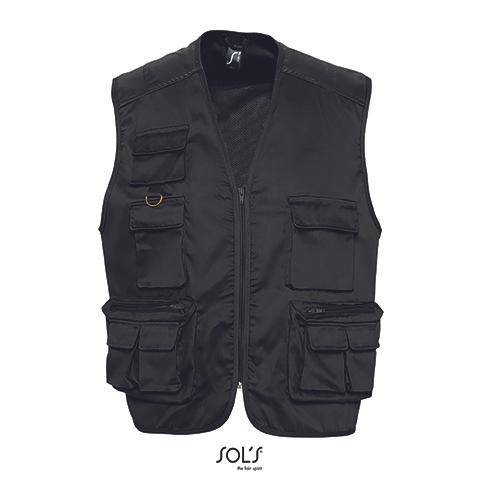 Epic Label Vestes & Bodywarmer Sol´S 43630 Gilet Reporter Multipoches
