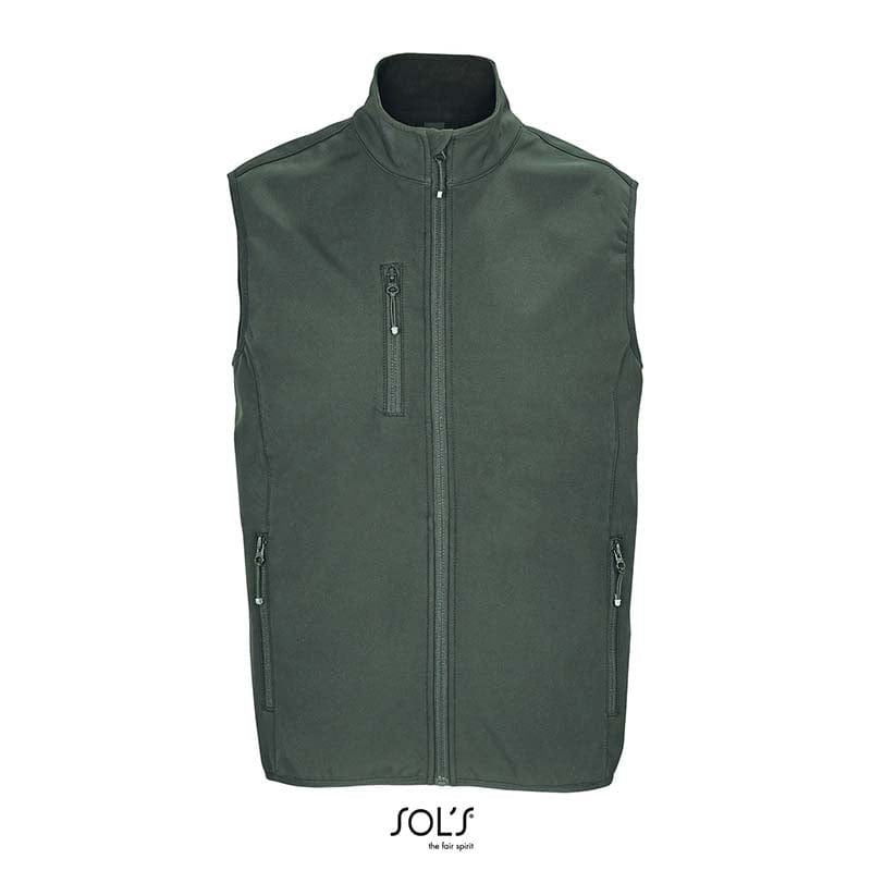 Epic Label Vestes & Bodywarmer Sol´S L03825 Gilet Softshell Zippé Falcon Pour Homme Recyclé