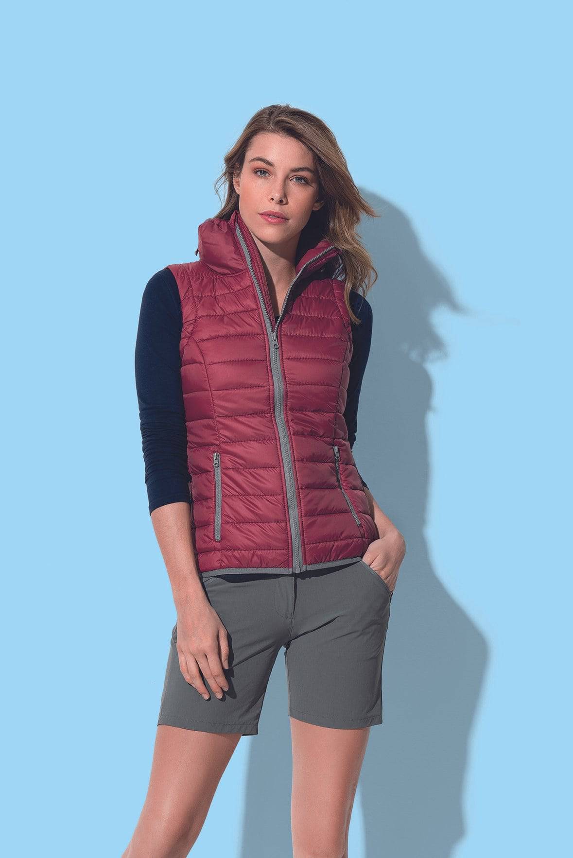 Epic Label Vestes & Bodywarmer Stedman St5310 Padded Débardeur Pour Femme
