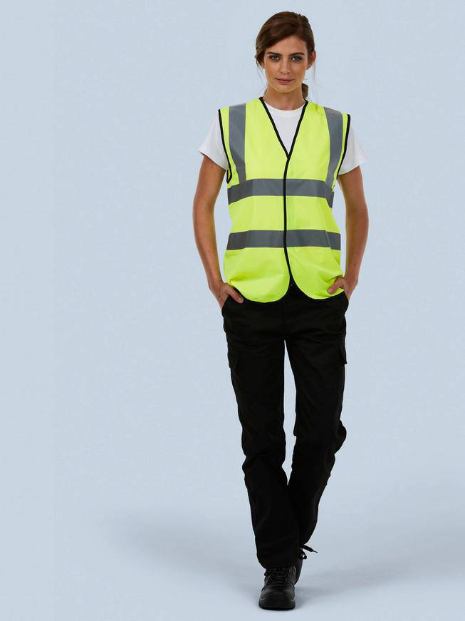 Epic Label Vestes & Bodywarmer Uneek Clothing UC801 Sleeveless Safety Waist Coat Mixte