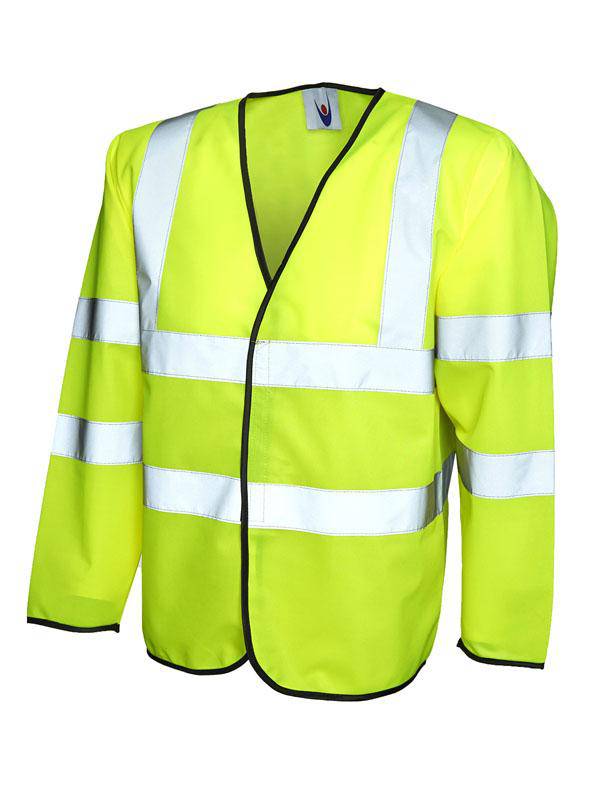 Epic Label Vestes & Bodywarmer Uneek Clothing UC802 Long Sleeve Safety Waist Coat Mixte