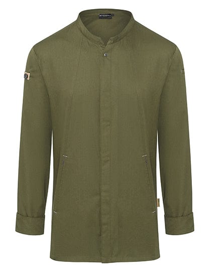 Epic Label Blousons Karlowsky Ky051 Veste De Cuisine Green-Generation Recyclé
