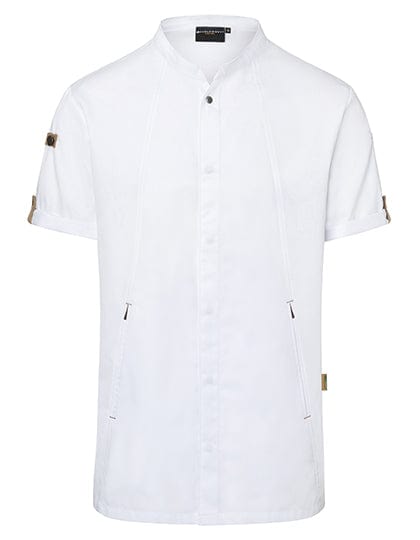 Epic Label Blousons Karlowsky Ky052 Veste De Cuisine À Manches Courtes Green-Generation Recyclé
