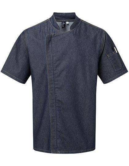 Epic Label Blousons Premier Workwear Pr906 Chefs Zip-Close Short Sleeve Jacket