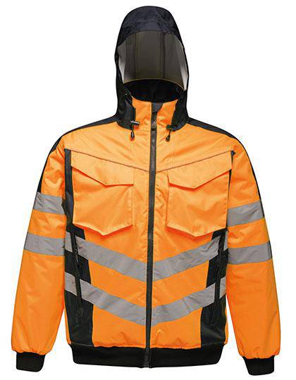 Epic Label Blousons Regatta High Visibility Tra314 Hi-Vis Pro Bomber Jacket